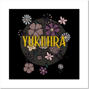 Aesthetic Proud Name Yukihira Flowers Anime Retro Styles Posters and Art